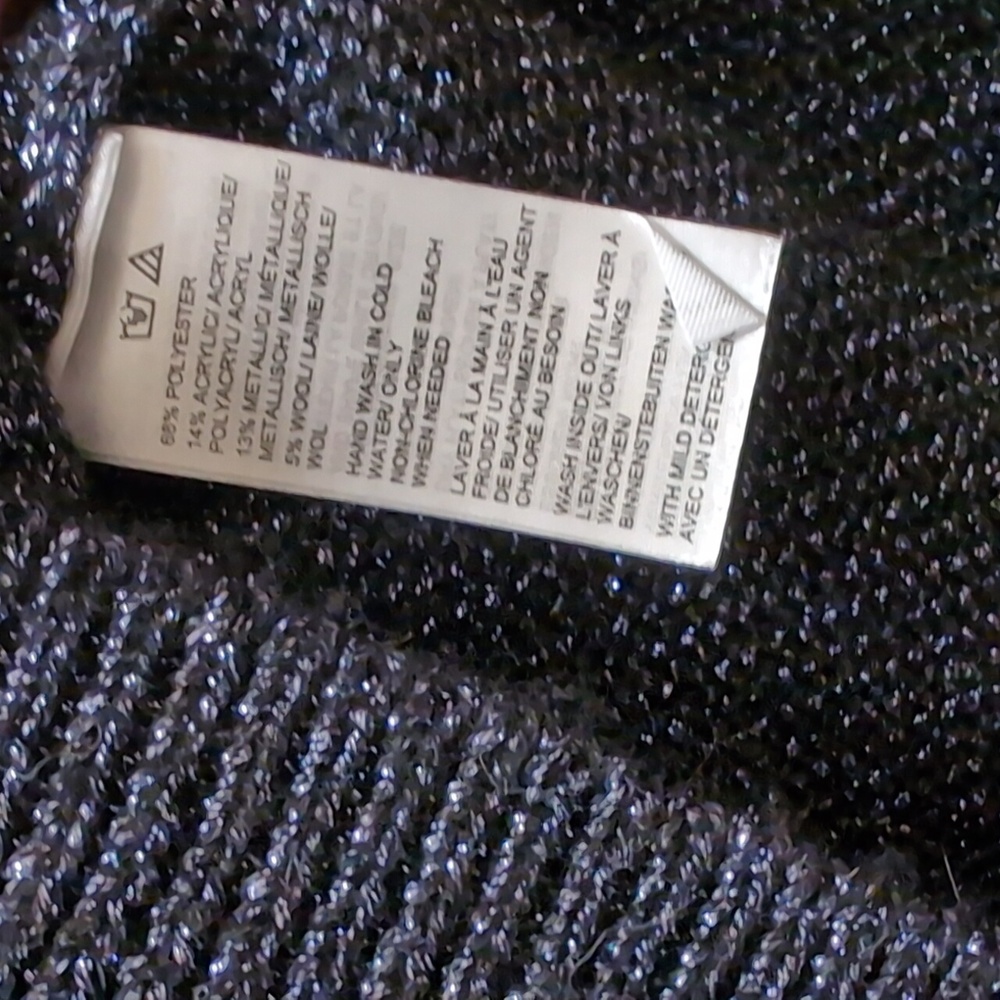 Women's Crew Neck Sparkle Sweater - Picture 5 of 5